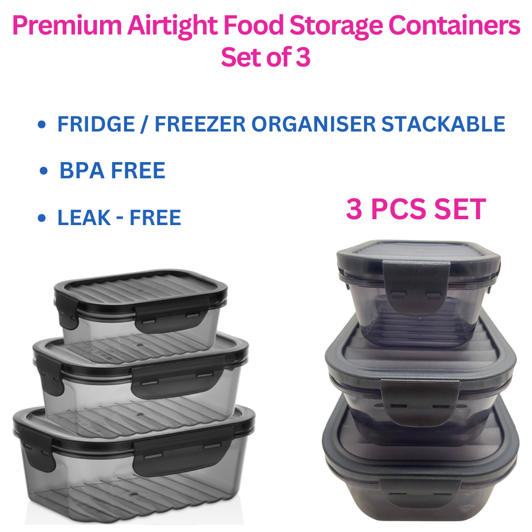 BPA-Free Food Storage Containers Set