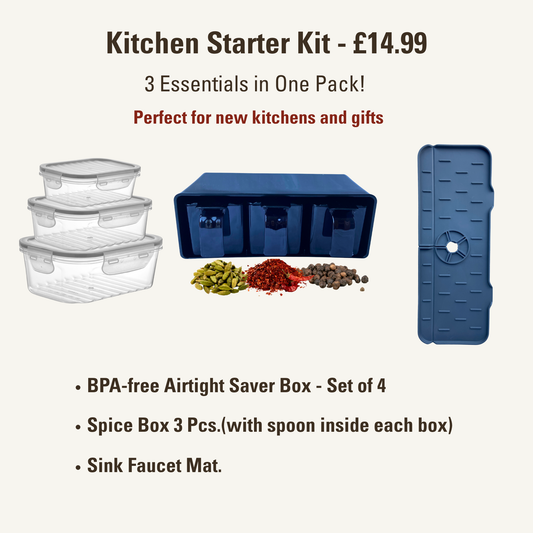 Kitchen Starter Bundle – 3 Essentials for Storage & Sink Organisation