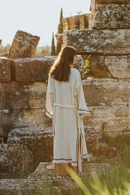 Crinkle Linen Kimono & Resort Cover‑Up
