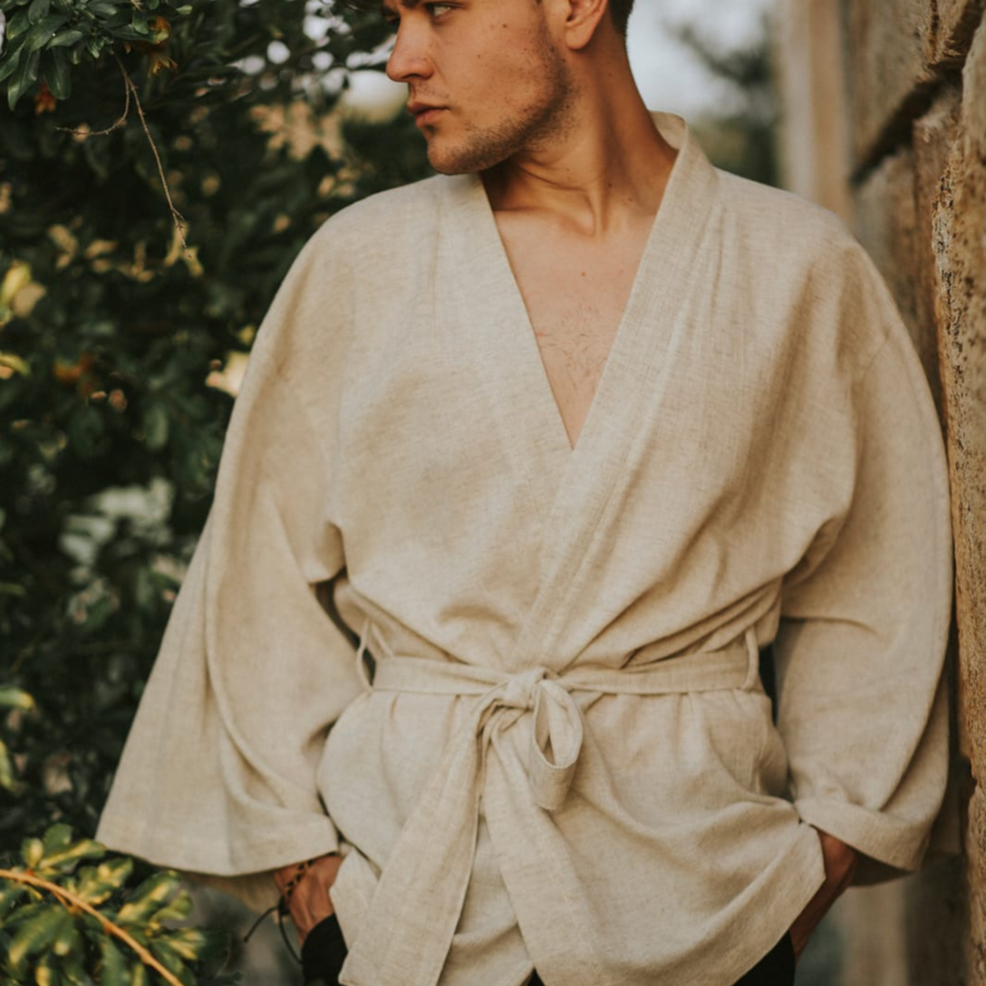 men kimono robe