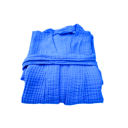 4‑Layer Organic Muslin Cotton Robe